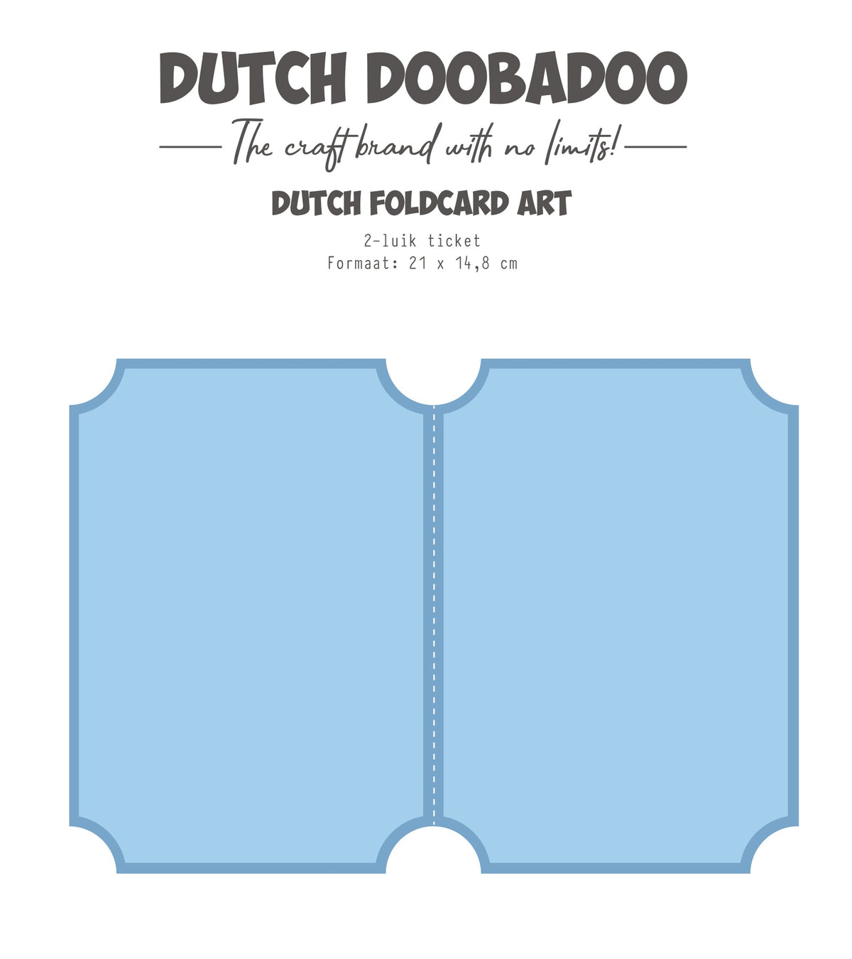 Dutch Doobadoo DDBD Foldcard Art 2-Volets Ticket