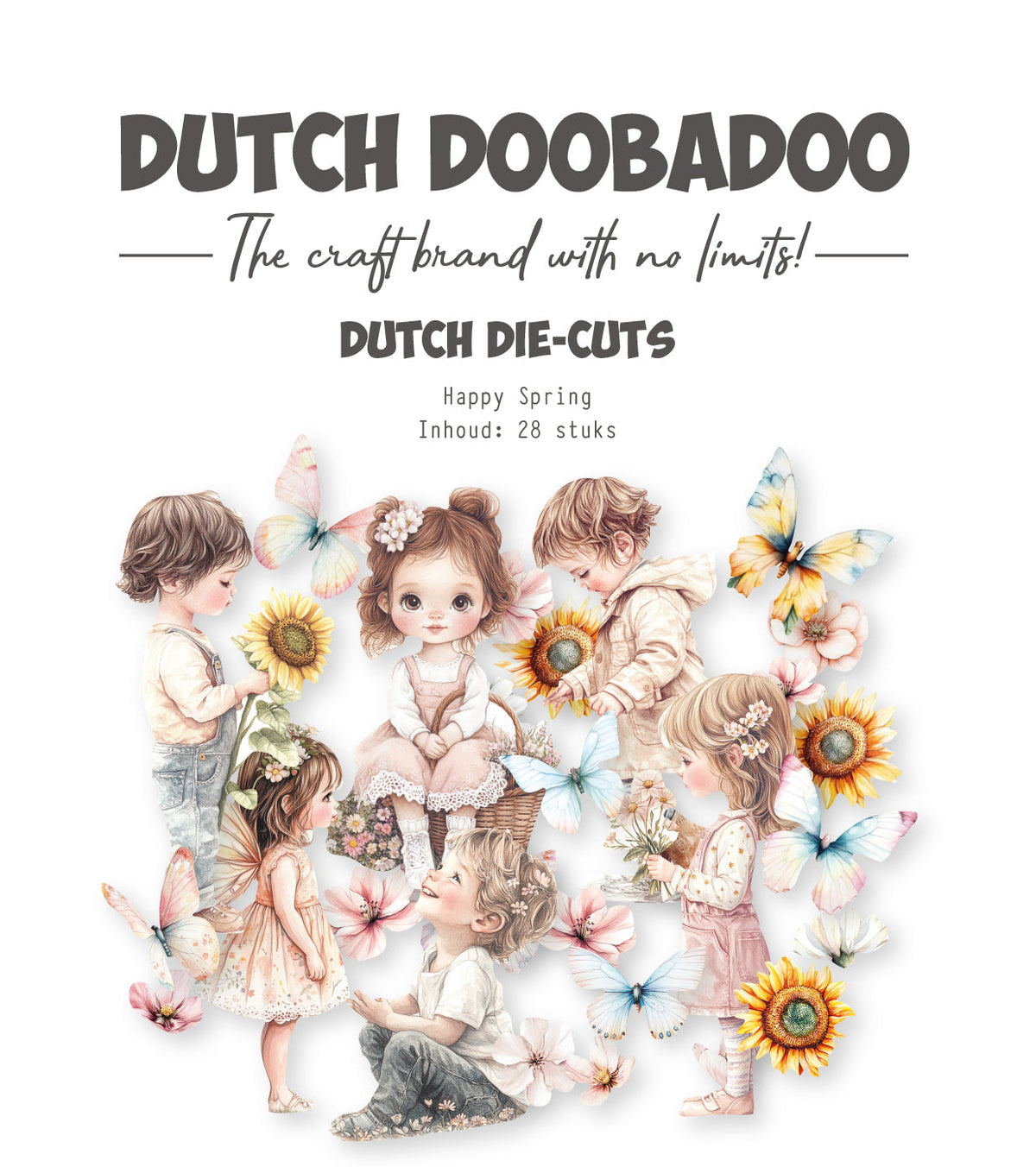 Dutch Doobadoo DDBD Découpes de Collage Happy Spring