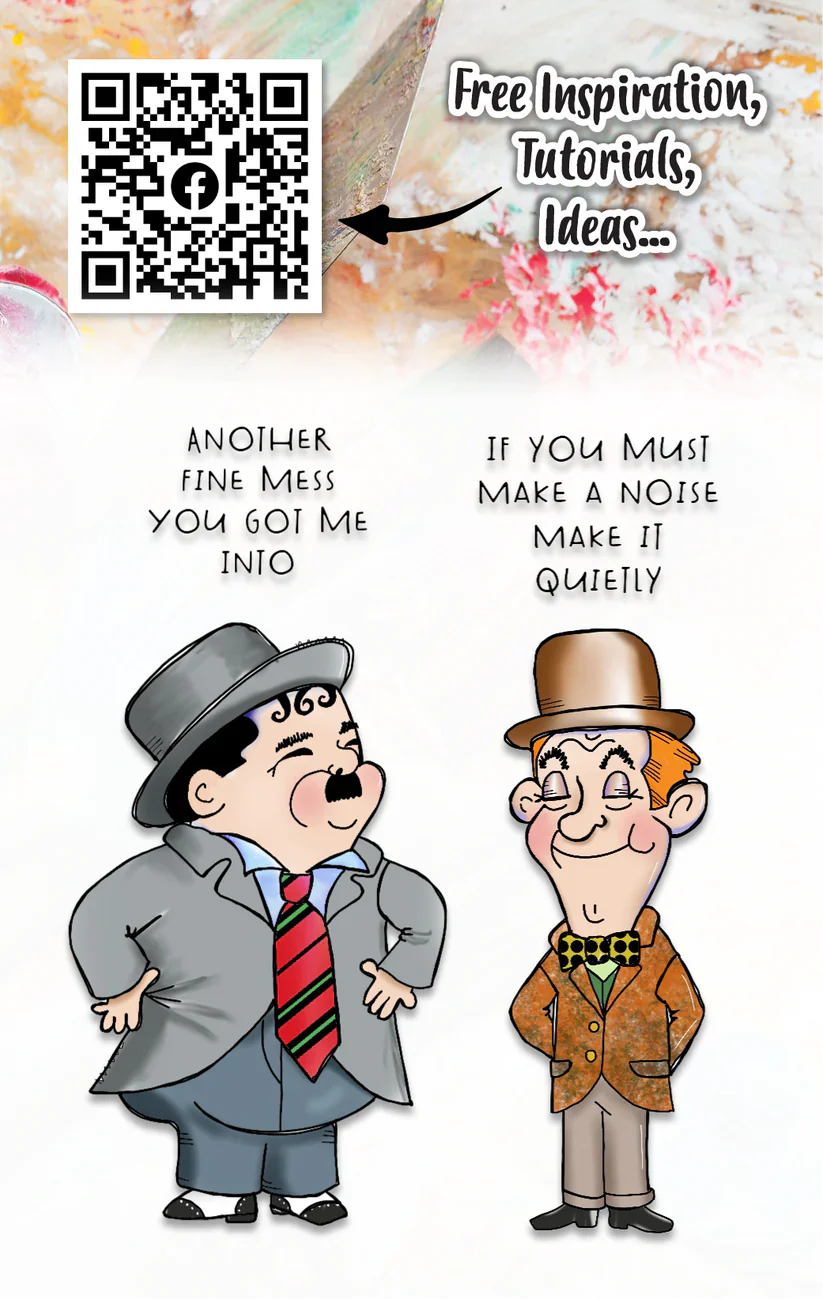 AALL and Create - Set de tampons A7 - Stan & Ollie