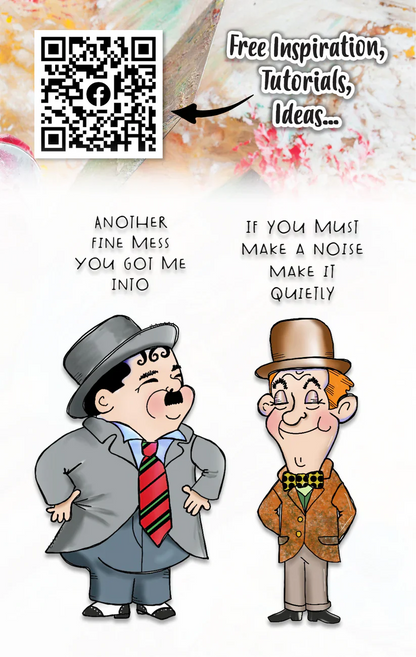 AALL and Create - Set de tampons A7 - Stan & Ollie