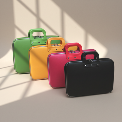 Faux Leather Laptop Briefcase