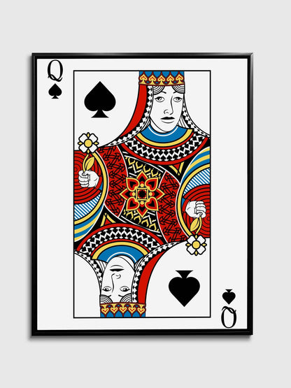 Wall art-Queen of Spades-Modern Art
