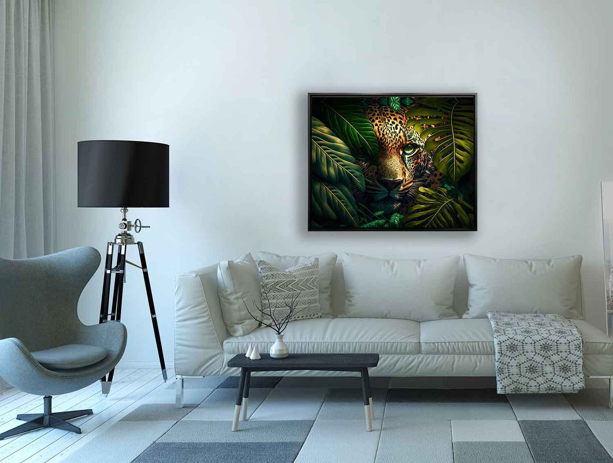 The leopard in the wildlife- Animal Canvas Art