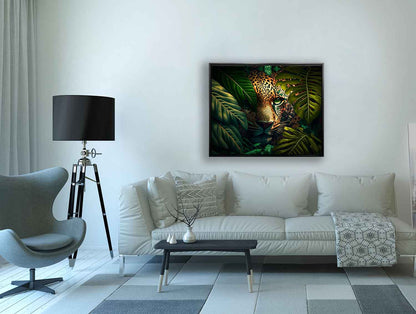 The leopard in the wildlife- Animal Canvas Art