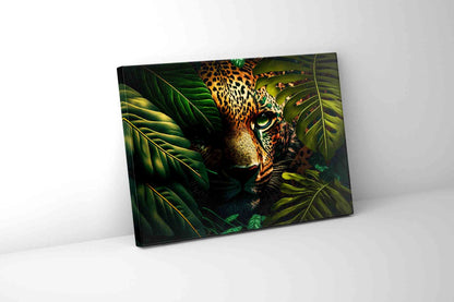 The leopard in the wildlife- Animal Canvas Art