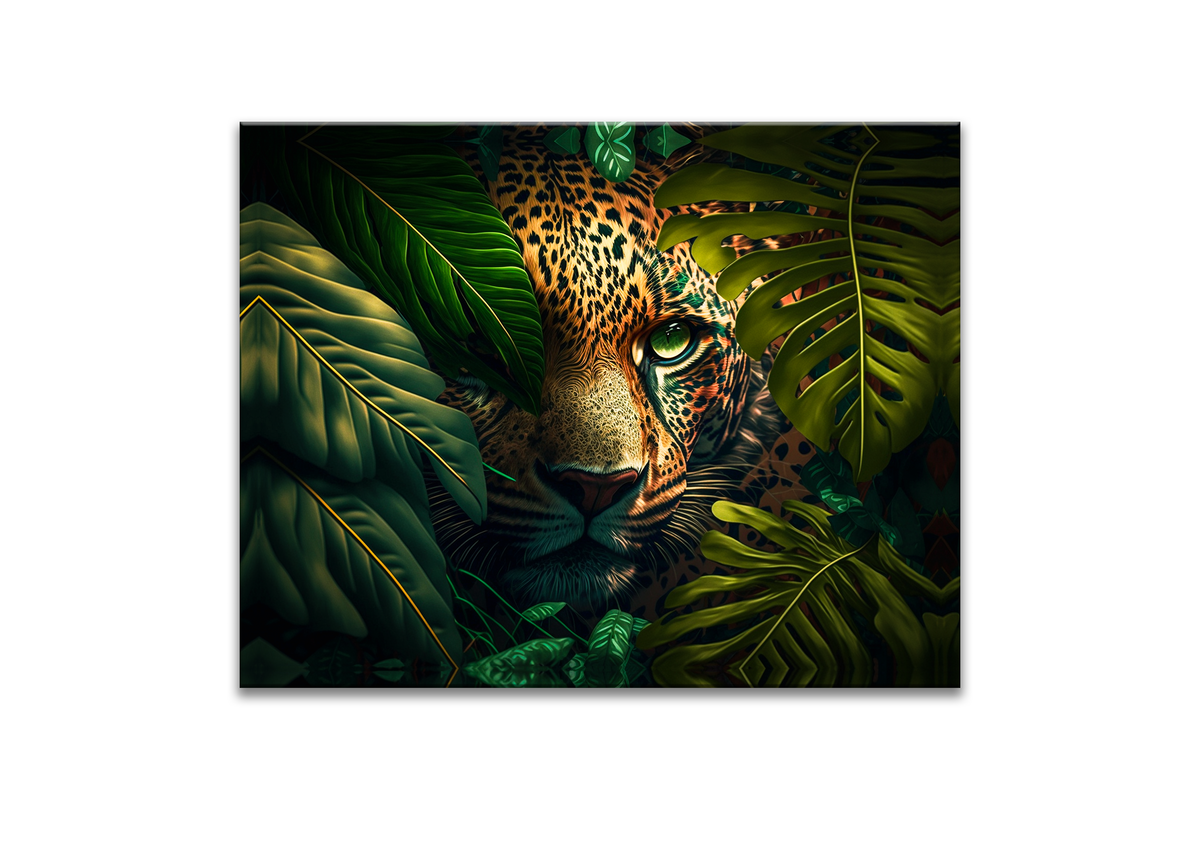 The leopard in the wildlife- Animal Canvas Art