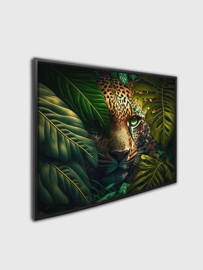 The leopard in the wildlife- Animal Canvas Art