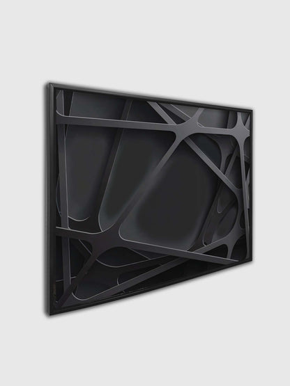 Wall Art-3 D Black-Canvas Printed-Artwork