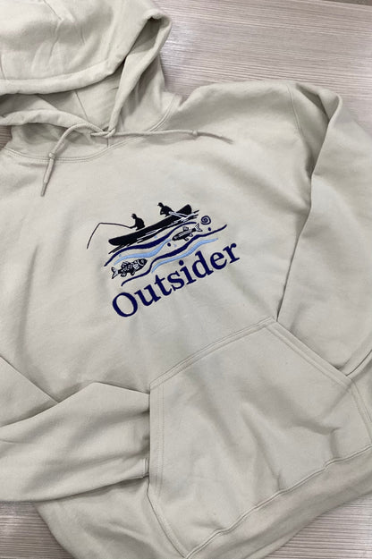 Sweat à capuche de camping « Sand Outsider »