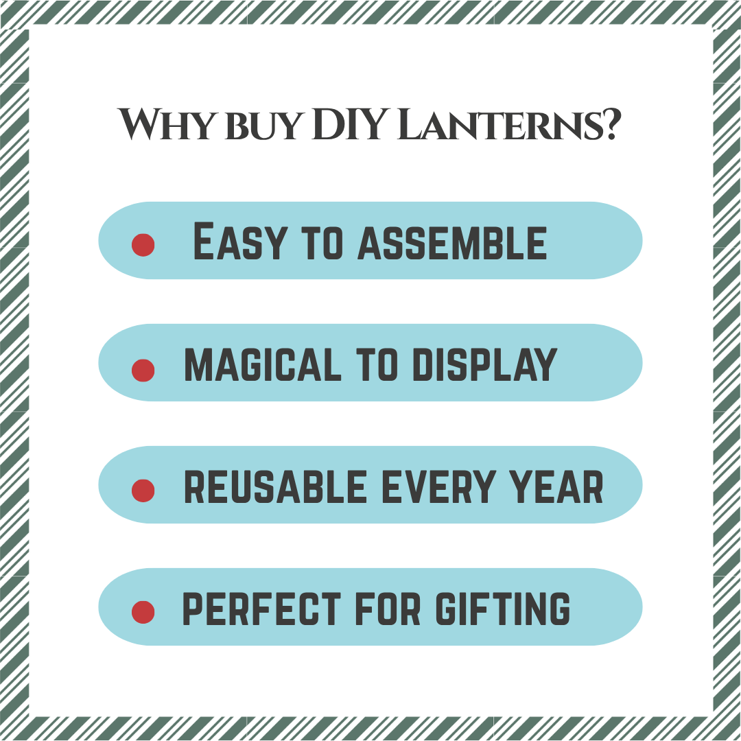 CrafTreat DIY Paper Lanterns - Snowman