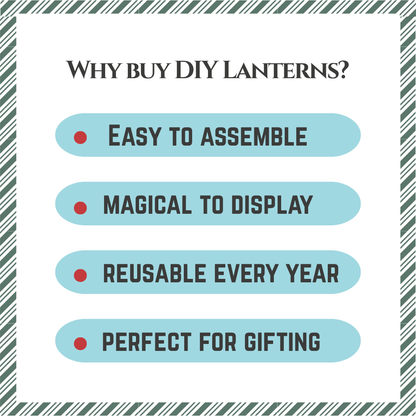 CrafTreat DIY Paper Lanterns - Snowman