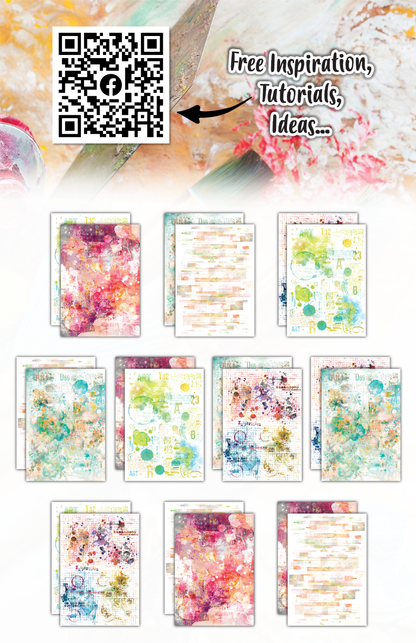 AALL and Create - Papier Design A5 - Colourburst Melody