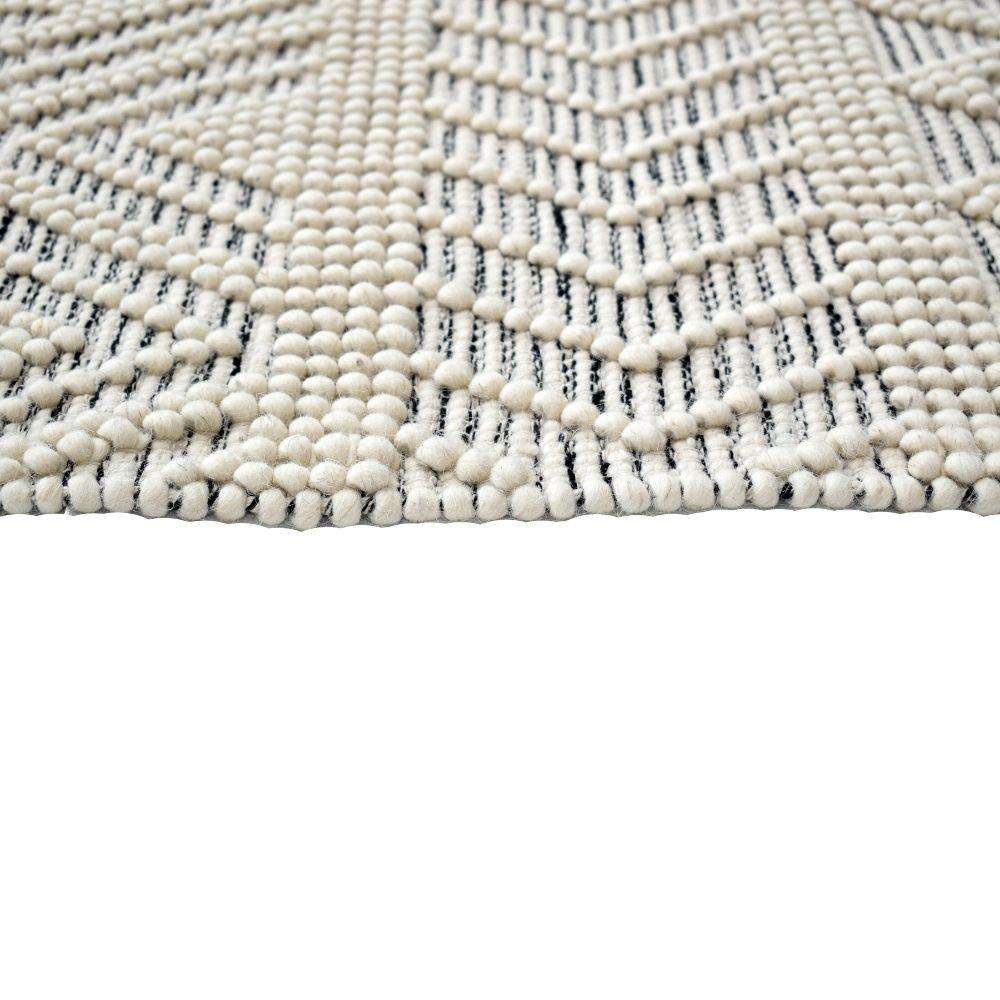 Tapis Leda en laine tressée 6x9