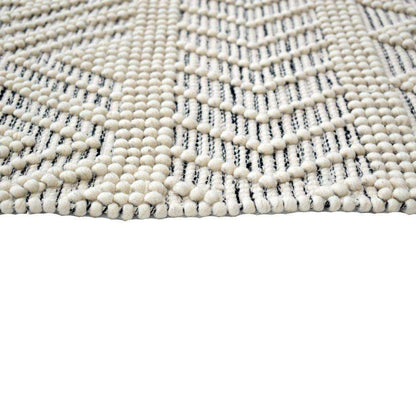 Tapis Leda en laine tressée 6x9