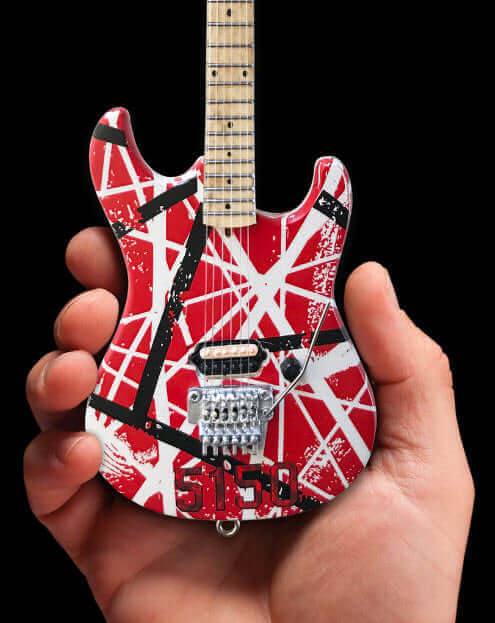 Réplique de guitare miniature EVH 5150 Eddie Van Halen à collectionner
