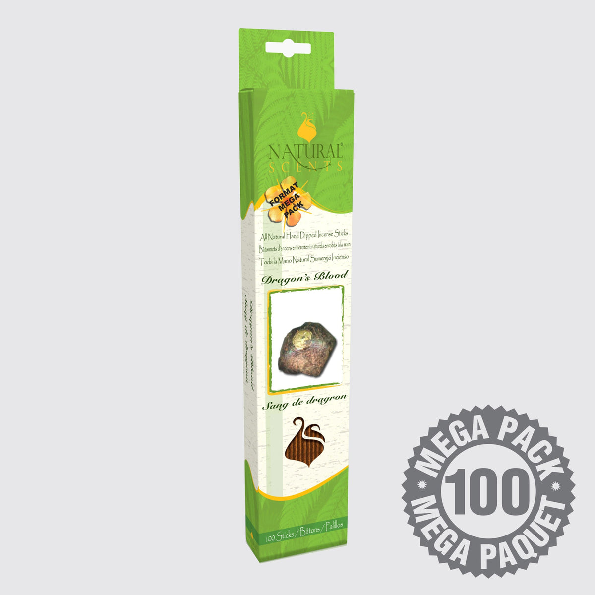 Bâtons d'encens Sang de Dragon Natural Scents (paquet de 100)