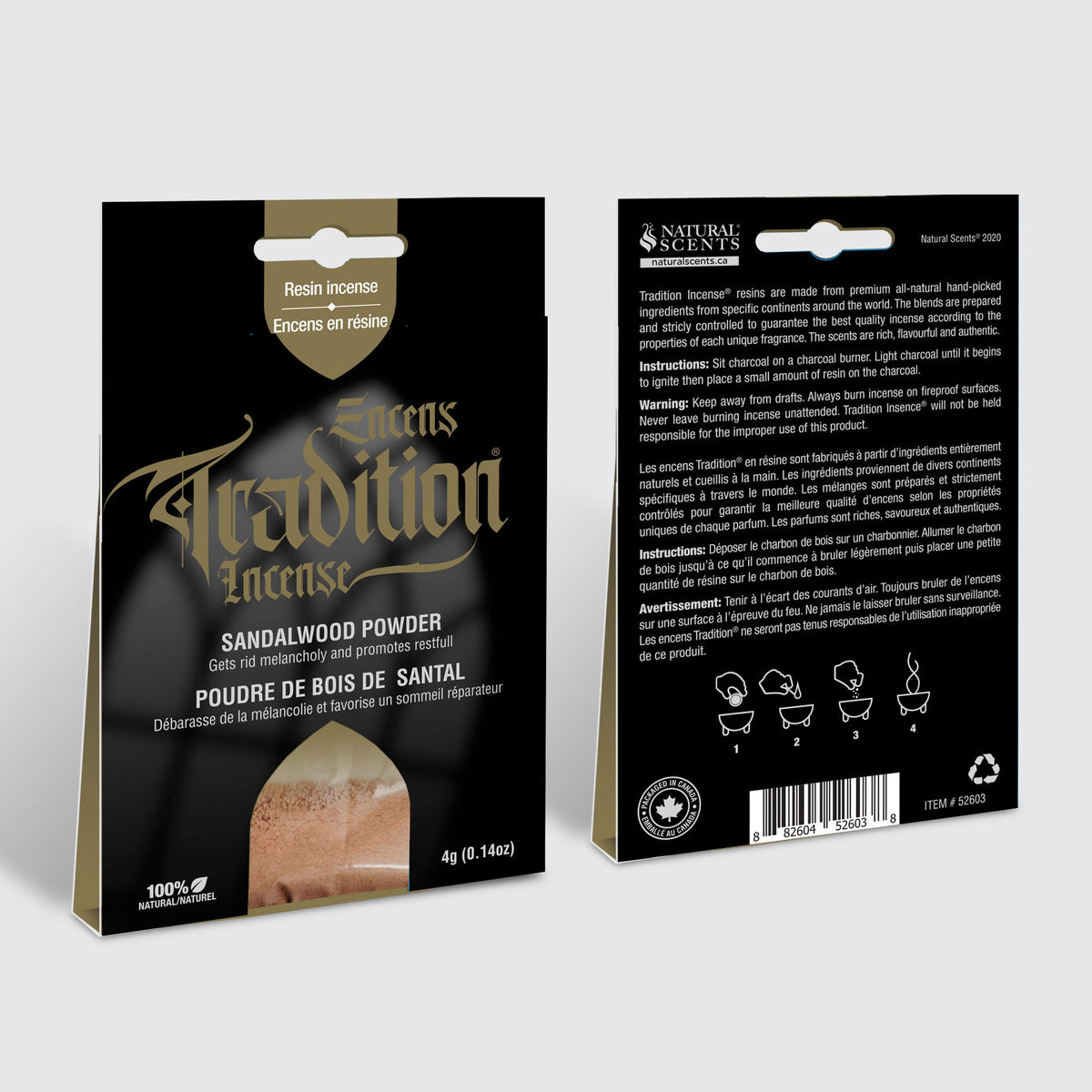 Tradition Incense Sandalwood Powder