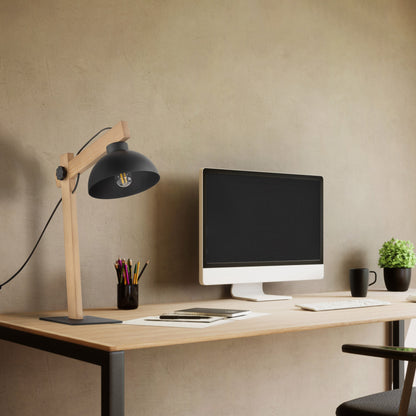 Lampe de chevet scandinave noire OSLO