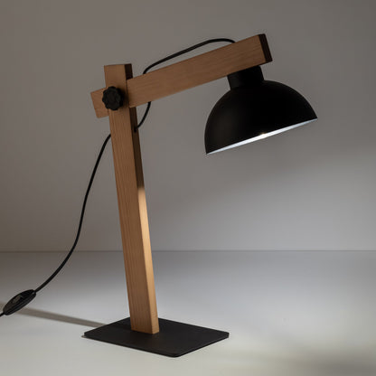 Lampe de chevet scandinave noire OSLO