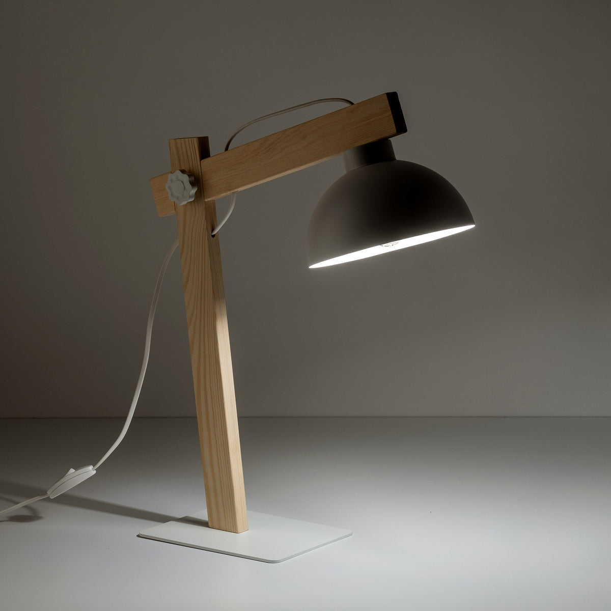 Lampe de Chevet Scandinave OSLO Blanc