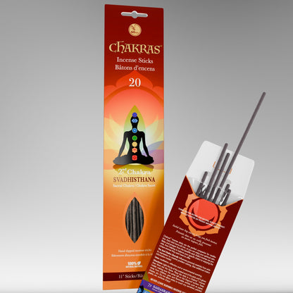 Encens Chakras® #02 Bâtonnets d'encens Svadhisthana