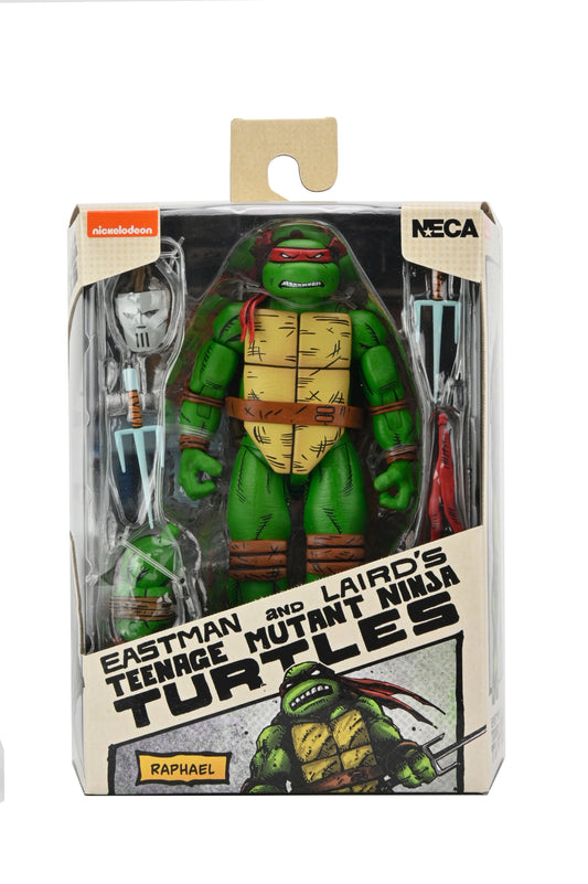 Tortues Ninja : Les Chevaliers d'écaille (Mirage Comics) – Figurine articulée à l'échelle 7" – Raphael (Emballage de qualité inférieure)