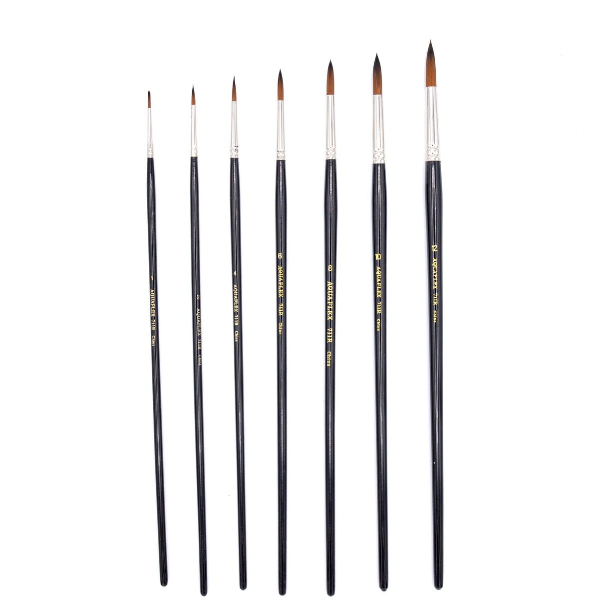 Aquaflex - Brown Synthetic Brush with Long Handle
