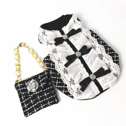 Robe et sac pour chien | Tenue de luxe pour chien Chewnel