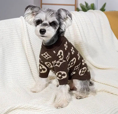 Chewy Vuitawn Classic Knit Dog Sweater | Cozy Everyday Dog Sweater