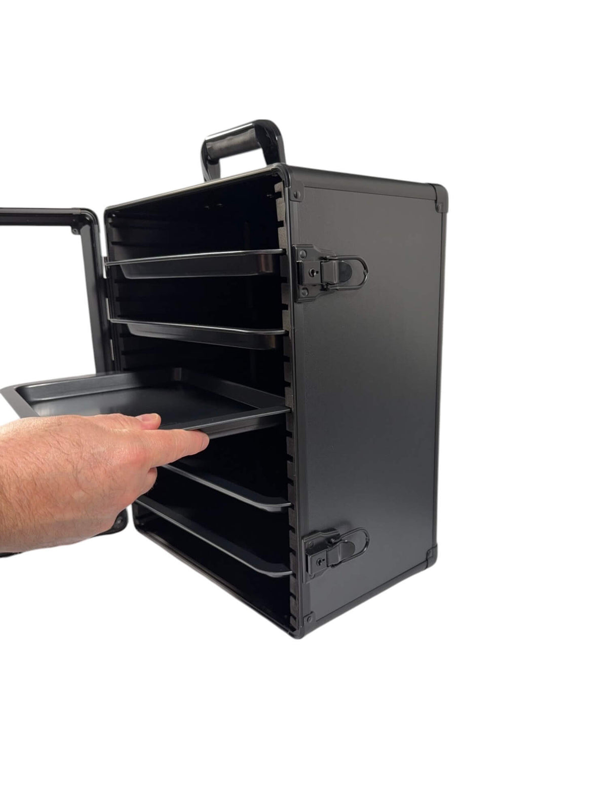 EVORETRO Miniatures Display Case with 5 Magnetic Trays