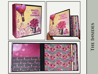 CrafTreat Scrapbook Blanks - Basic 8x8 - Black Color