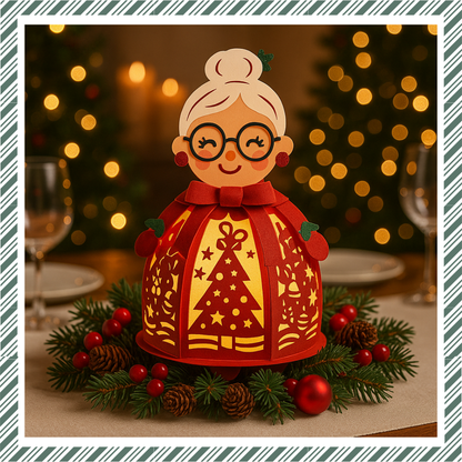 Lanterne en papier DIY CrafTreat - Madame Noël