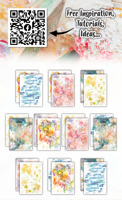 AALL and Create - Papier Design A6 - Citrus Rainbow