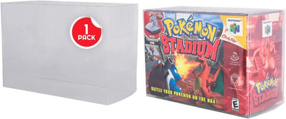 EVORETRO Protège-boîtes PET pour Nintendo N64 Pokémon Stadium - Lot de 1