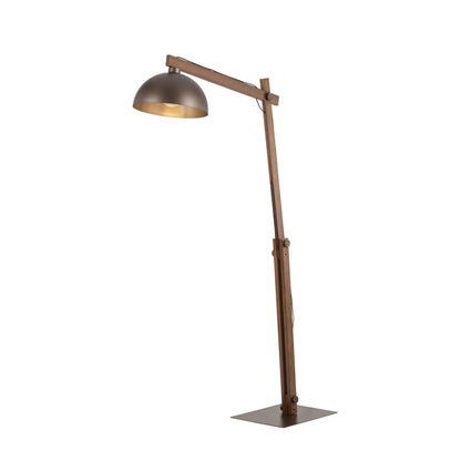 Oslo Brown Scandinavian Minimalist Floor Lamp for Living Room, Bedroom & Modern Interior Lighting