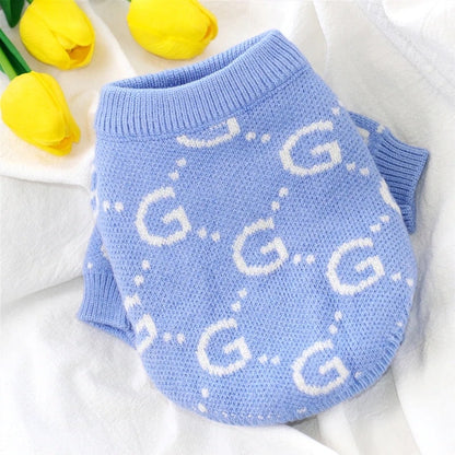GiGi Sweater – Luxury Knit Streetwear for Dogs