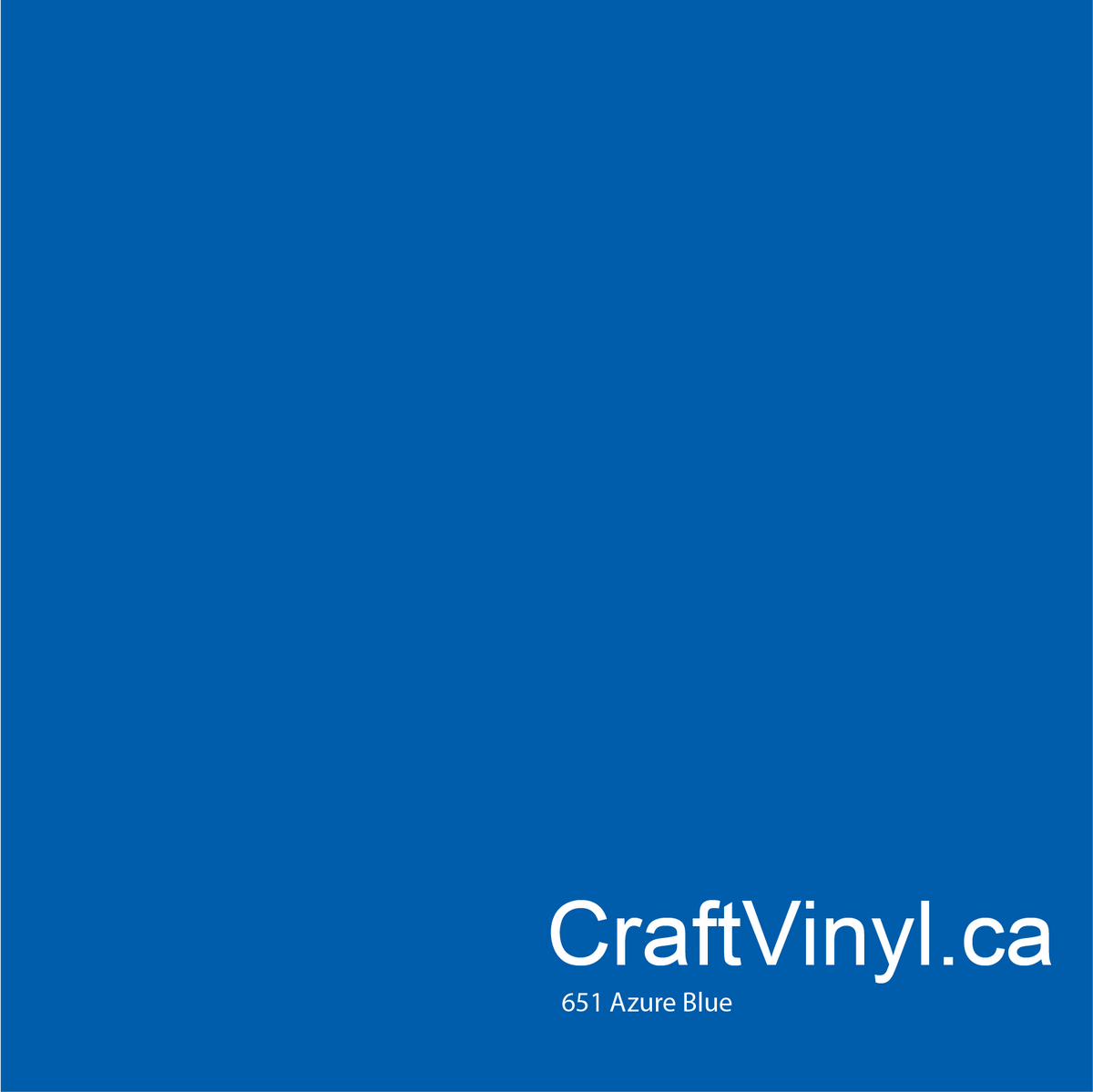 Vinyle Oracal 651 Brillant Bleu Azur #052