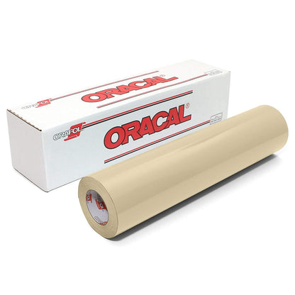 Oracal 651 Glossy Beige Vinyl #082 sheets and rolls