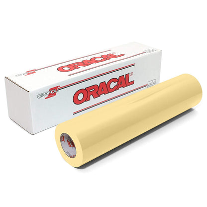 Oracal 651 Glossy Cream Vinyl  #023 sheets and rolls
