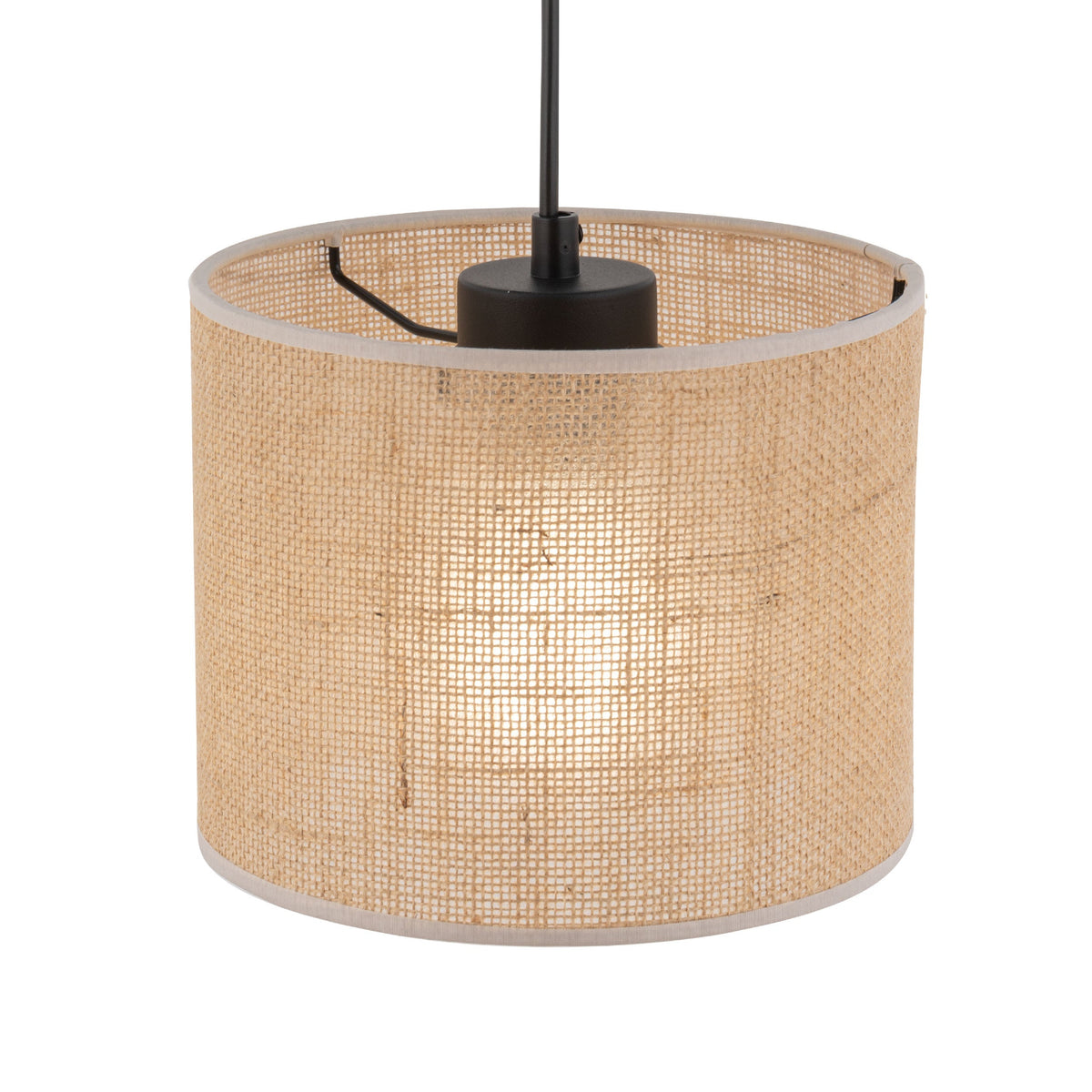 JUTE Natural Woven Pendant Light for Dining Room, Bedroom & Warm Scandinavian Interiors