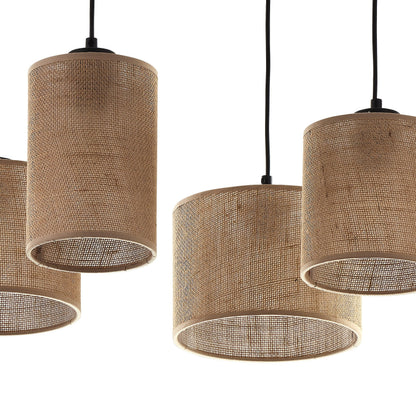JUTE Suspension en jute naturelle pour îlot de cuisine, salle à manger et salon
