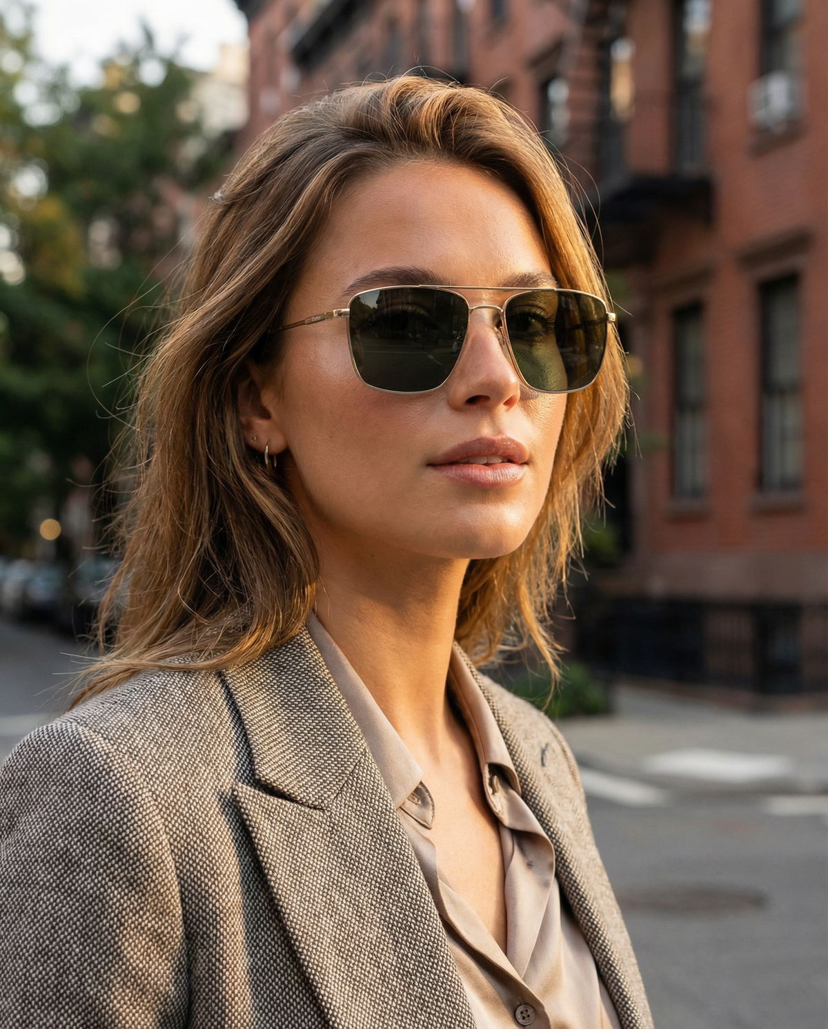 Boléro Kaelix — Square Aviator Sunglasses