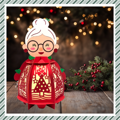 Lanterne en papier DIY CrafTreat - Madame Noël