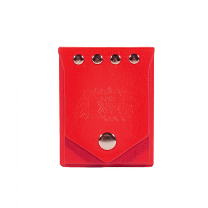 Hero Red Deck Box + Belt Loop - Hard Shell Faux Leather