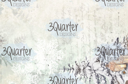 Lot de 6 cartes de Noël féériques 10x15 cm