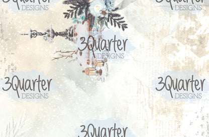 Lot de 6 cartes de Noël féériques 10x15 cm