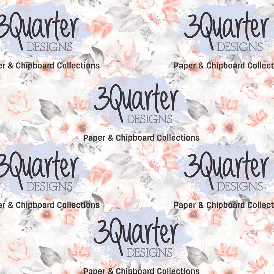 Pack de 6 papiers Spellbound Rose 15x15 cm
