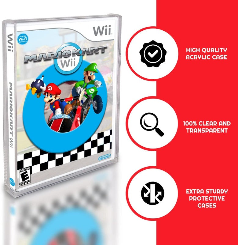 Acrylic Protector DVD (Wii, GameCube, PS2, Xbox, Xbox360)- Pack of 2