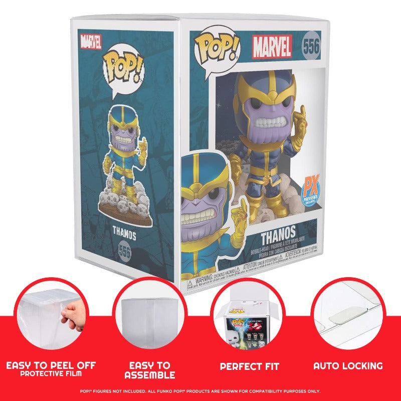 Funko Pop 6 inches EVORETRO PET Protectors - Pack of 10