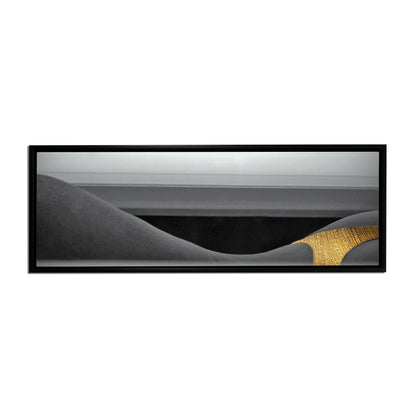Wall Art Black and Gold Curves Canvas - Fine Art